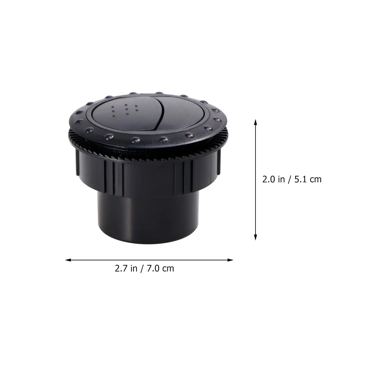 

1pcs Car Air Conditioning Vents Extensions Replacement Relief Grille Universal RV Outlet Vent ABS Plastic Durable New