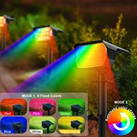 72/68 LED Solar Landscape Lights Outdoor IP65 Waterproof Solar Light with 3 Modes Solar Garden Spotlight for Yard Lawn Walkway 6