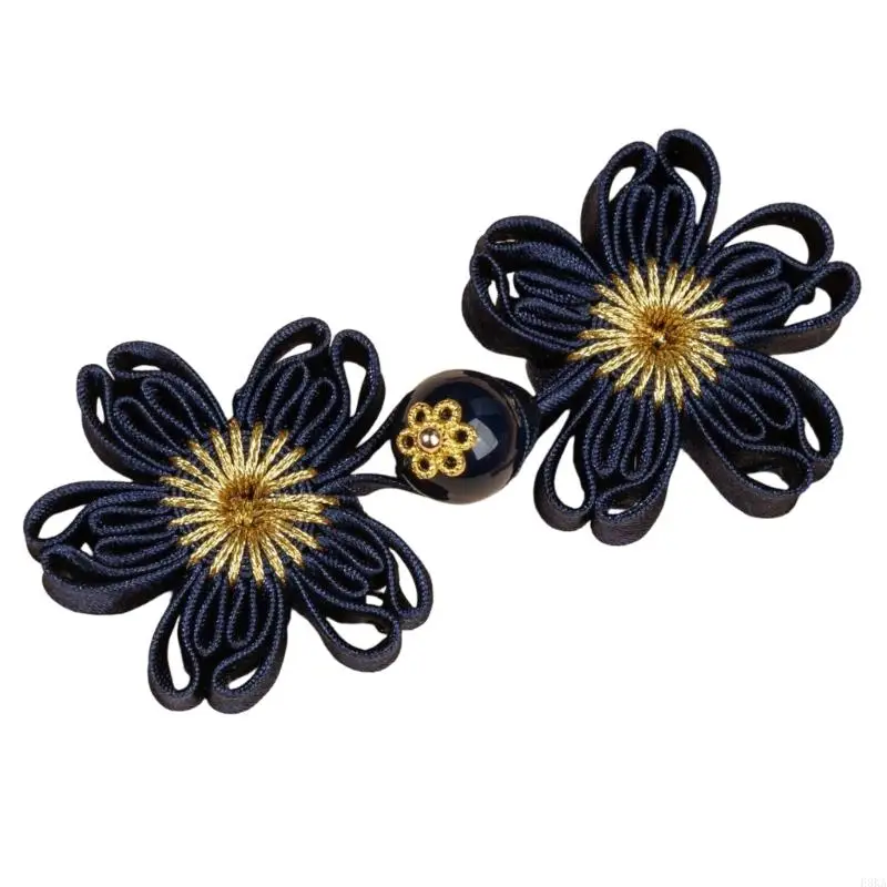 Flower Traditional Chinese Knot Buttons for Dress Cloaks Coat Clothing