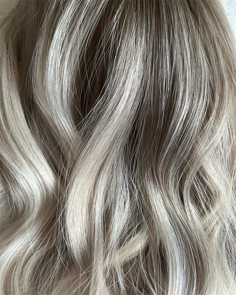 خصلات الشعر المستعار الإنسان جذور الرماد البلاتين الأبيض شقراء الدانتيل الباروكات الأمامية للنساء الشعر البرازيلي HD أعلى شعر مستعار الدانتيل غلويليس الباروكات الحقيقية