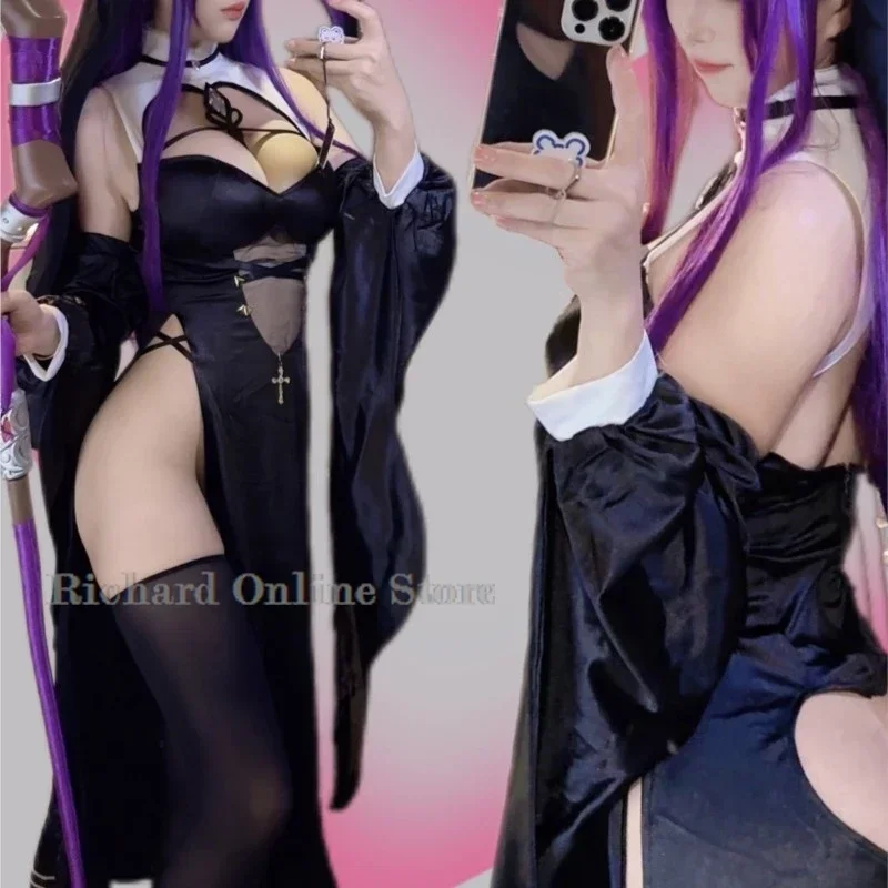 EE01 زي تنكري لمسافات طويلة أنيمي تجميد ما بعد نهاية الرحلة فستان مثير زي تنكري Doujin هنتاي حفلة الهالوين & 0Ww