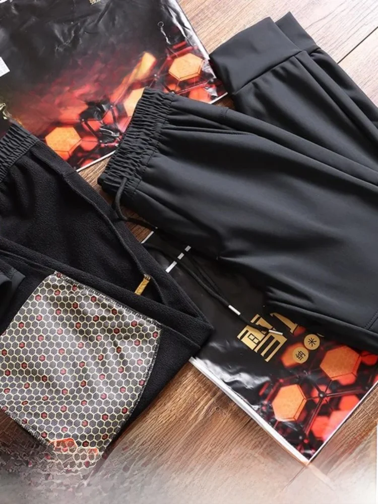 High Elastici Fce Lined Knee Pads Nano Bla Gold Winter Warm Casual Pants Windproof Waterproof Boiling Core Technology