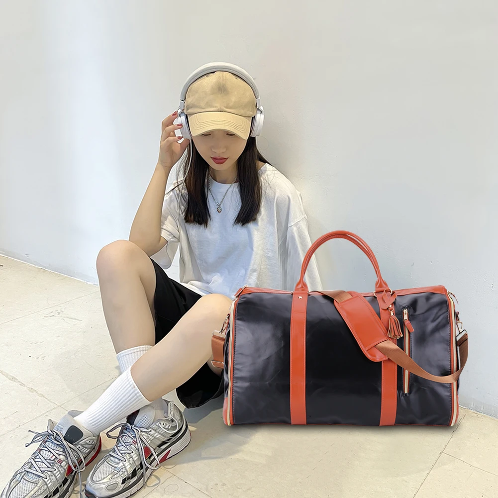 Hanging Suit Bag Multifunctional Fitness Training Bag Large Capacity Foldable Wear- Accessories for Men Women