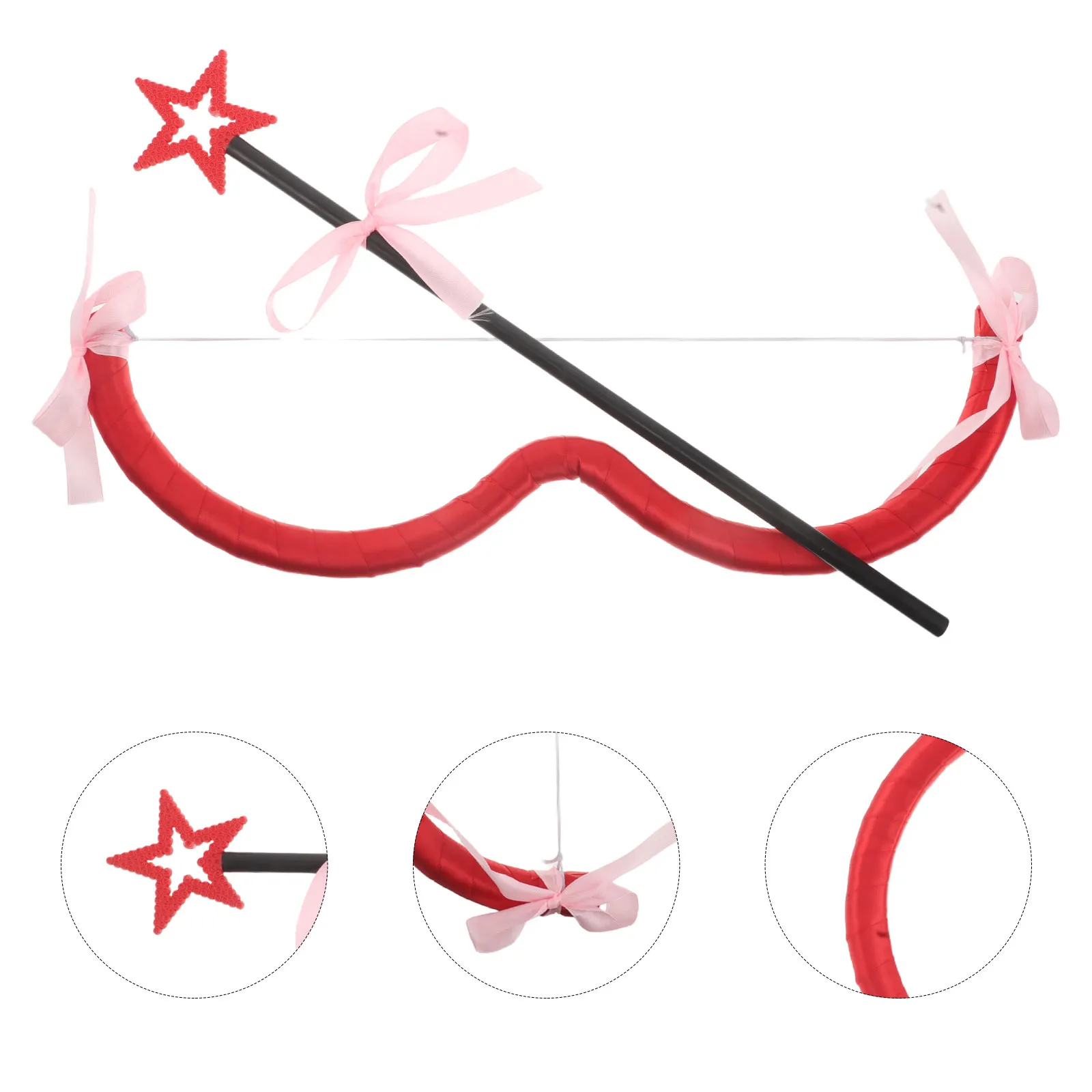 

Cupid Costume Arrow Prop Accessories Adult Accessory Cosplay Bow and Valentine's