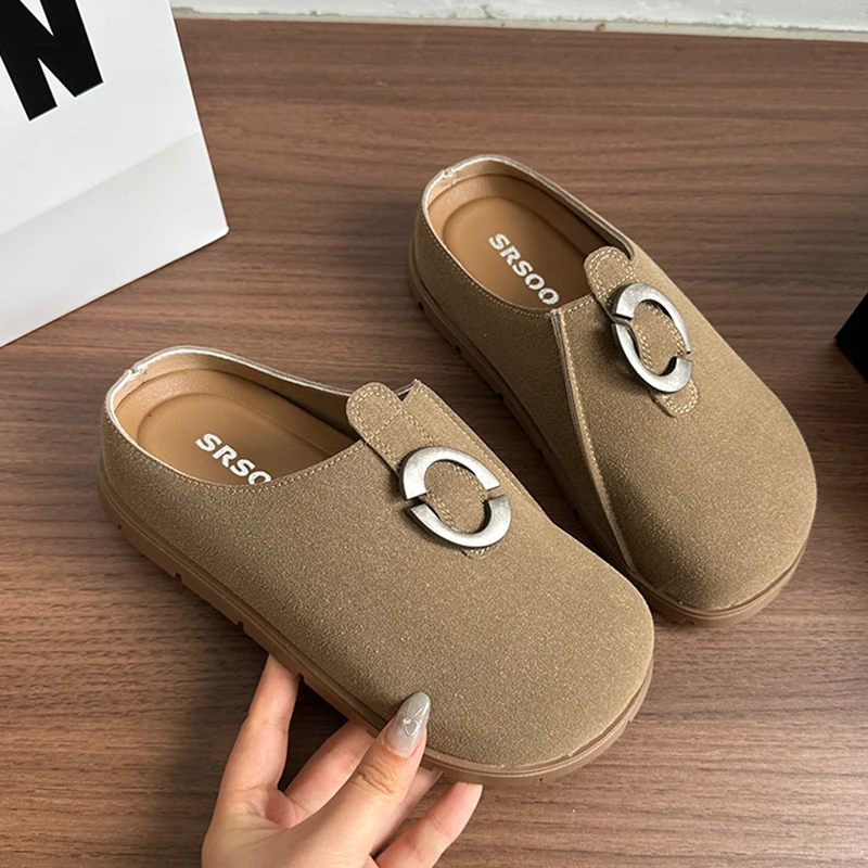 

Women Mules Shoes Flats Slippers Casual Sandals Sport Sneakers Summer 2025 Trend Slingback Flip Flops Comfort Slides De Mujer