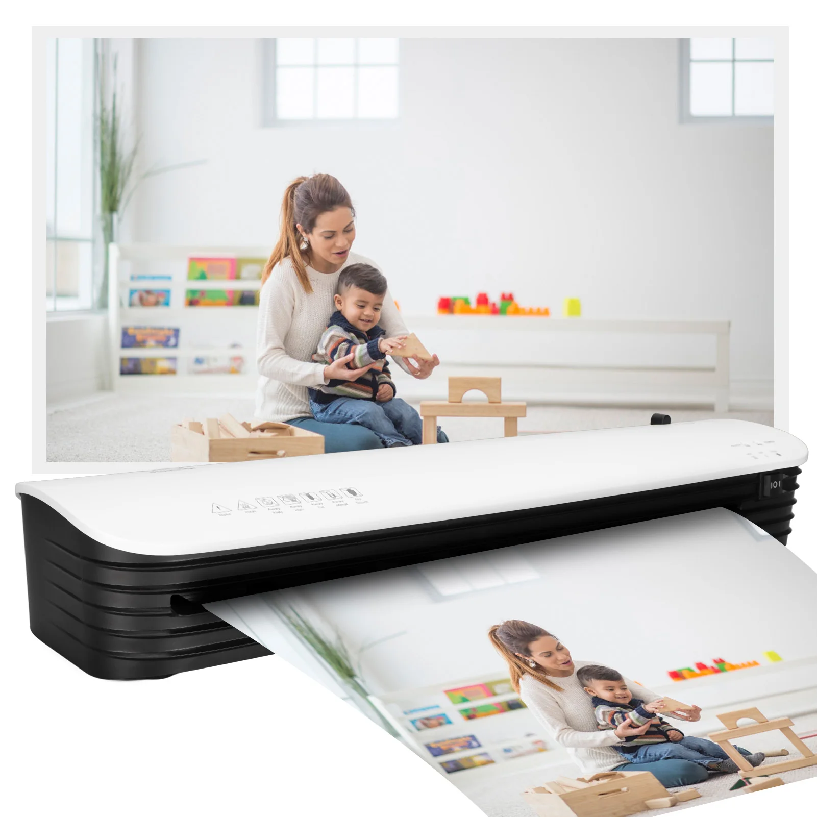 

Hot Cold Laminator Laminator Laminator Machine 12.6 Inch Thermal Laminator with Hot Cold Setting for Home School
