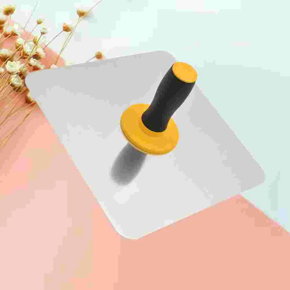 

Aluminum Two-tone Handle Clay Board Mud scraper Concrete Finishing Tile Leveling Tool Adhesive Plastering Trowel Pad