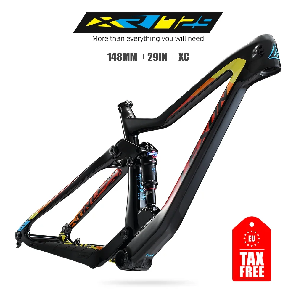 

LEXON XR729 148 мм карбоновая рама MTB с полной подвеской для горного велосипеда XC Trial Cross Country 29er Boost DNM ROSKSHOX DPD XDP Велоспорт