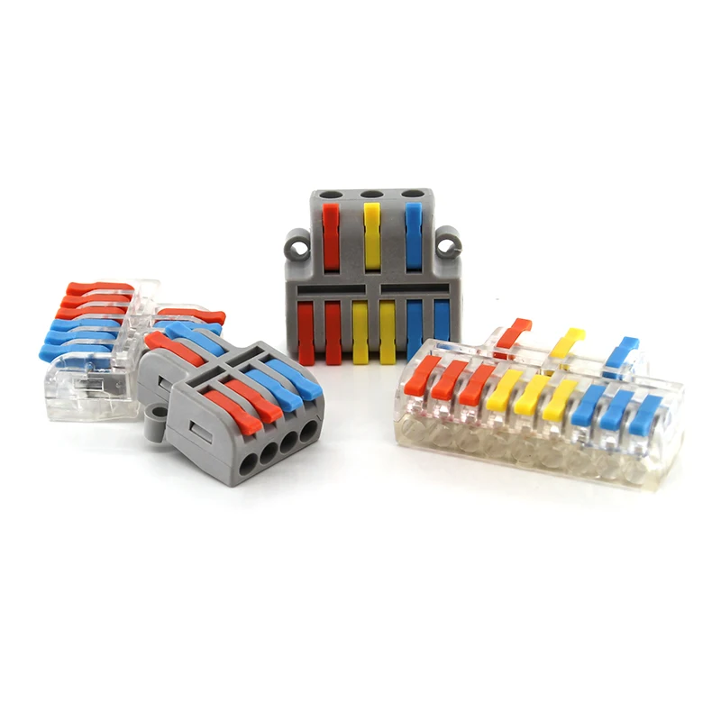 Mini Universal Push-In Terminal Block, Quick Lente, Splicing Drain, Conector Kabel, Universal Compact, M42-93C, 1 Pc, 5 Pcs, 10Pcs