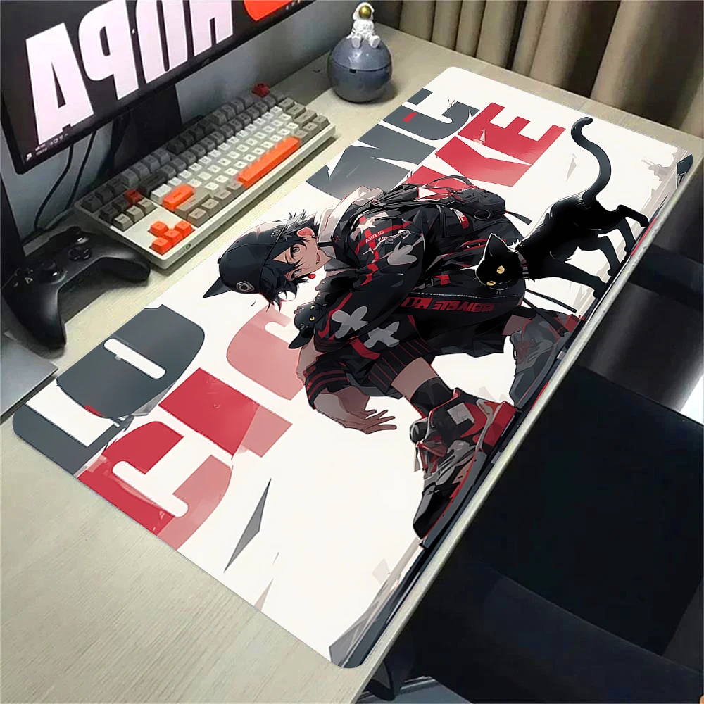 Kawaii Anime Mouse Pad para Meninos e Meninas, Big Desk Mat, PC Gamer, Acessórios para Jogos, Computador, Office Mousepad, Teclado, Xl, 900x400