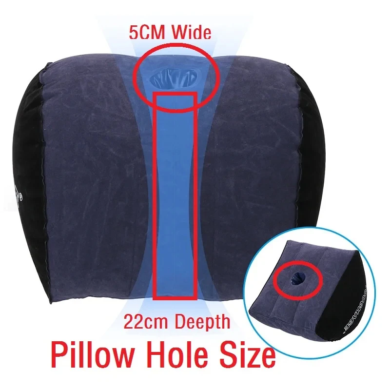 Inflatable Wedge Pillow Love Position Air Cushion Furniture Pillow Body Support Pads For Men Women Games Toys Pillow