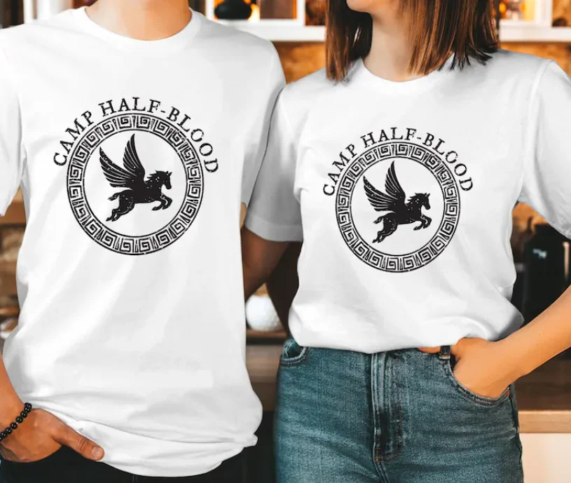 Camp Half-Blood TShirt Unisex Vintage 90s T-Shirt Streewear Men and Woman Short Sleeve TShirt Tops Harajuku y2k t shirt Top