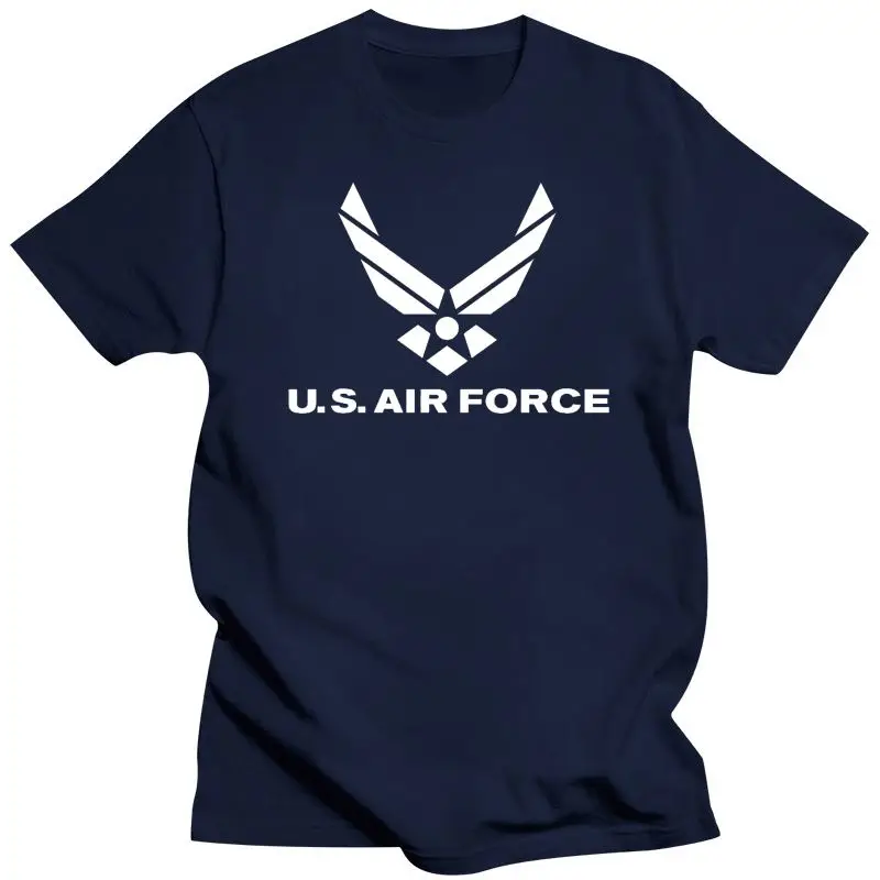 2022  Fashion Cotton T-Shirt US Air Force Logo American Military USAF Men'S Tee Shirt 1659