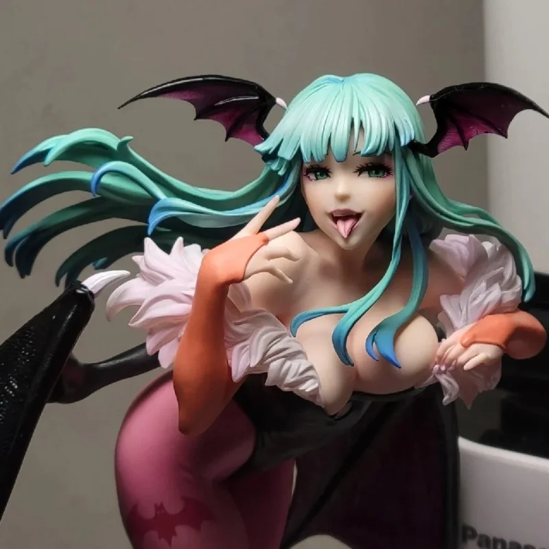 Anime Darkstalkers Bishoujo Statue Morrigan Sexy Vampir Figure Model Collection Toys Ornament Friend Gifts