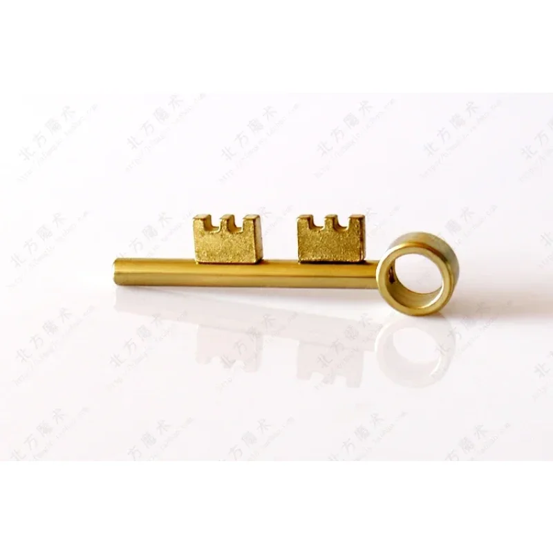 Moving Skeleton Key Close Up Magic Trick Ghost Haunted Visual Prop Prediction Magicians Prop Accessory Illusion Gimmick