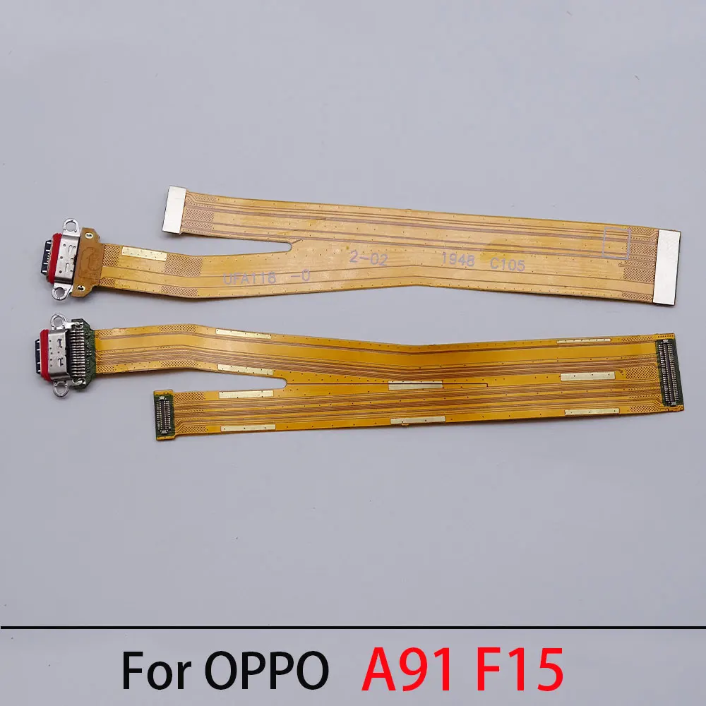 Top Quality For OPPO A91 F15 USB Charging Port Board Dock Plug Connector Flex Cable