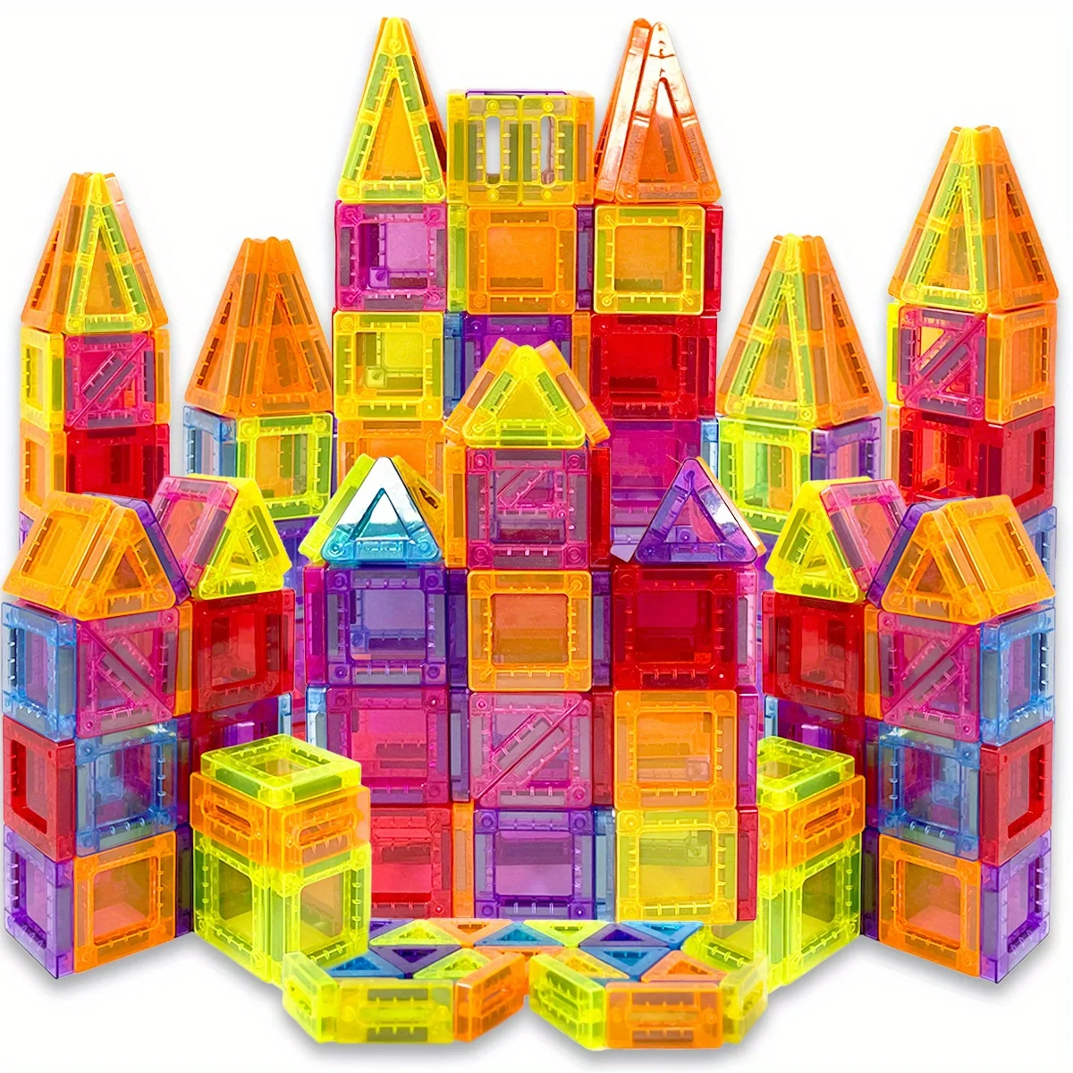 Juguete de Bloques Magnéticos Mini para Niños, Juego de Construcción STEM, Juguete de Viaje, Juguete de Rompecabezas para la Imaginación de Niños y Niñas, Regalo de Cumpleaños o Festivo