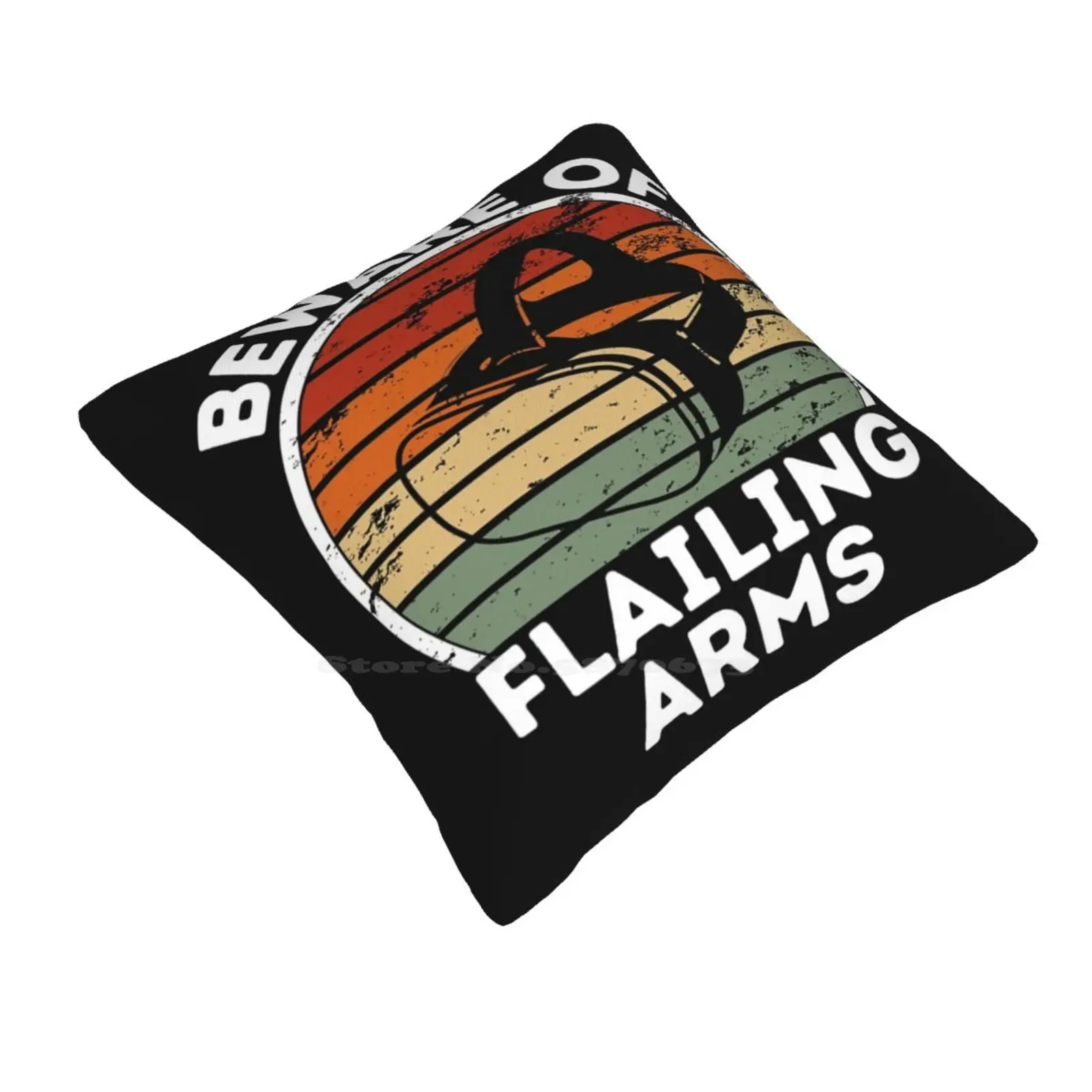 Beware Of Flailing Arms-Vr Headsets Fashion Sofa Throw Pillow Cover Pillowcase Gaming Gamer Vr Headset Technology Future Quest