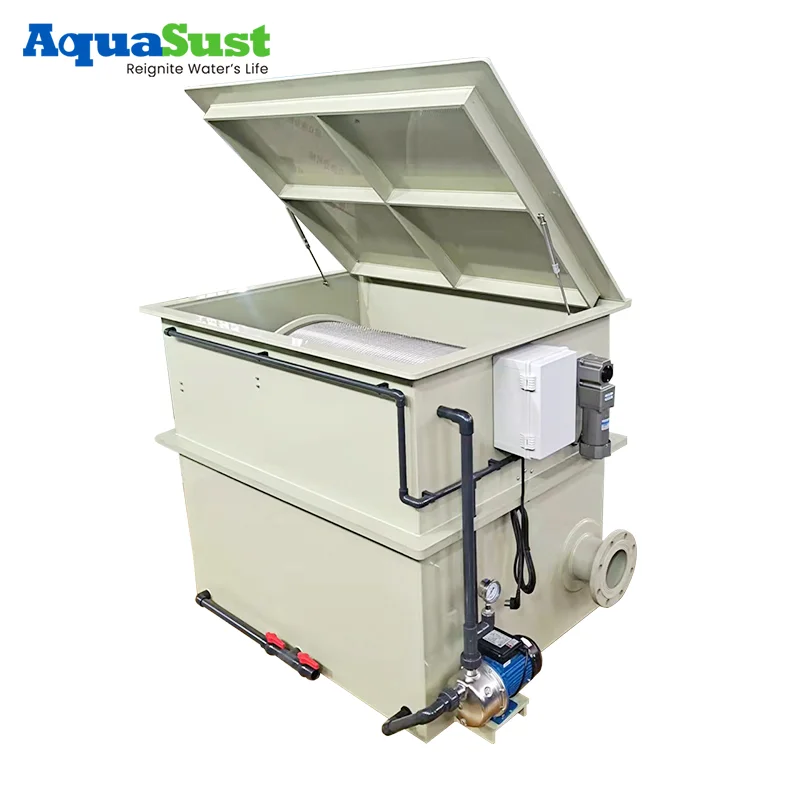 

Rotary Drum Filter for Manufacturing Plants, Perfect for Sewage and Wastewater Filtration.
