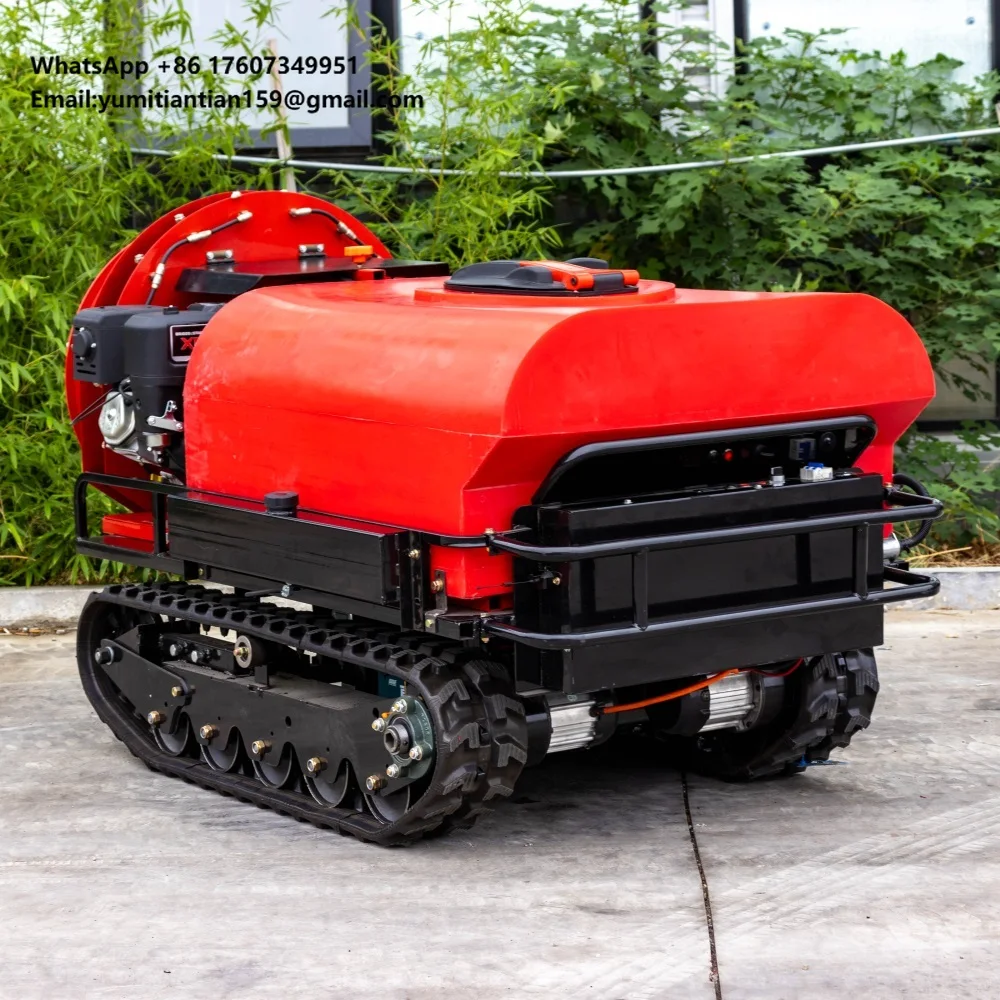 

Remote Control Agricultural Fogging Equipment Crawler Gasline Sprayer for Agriculture