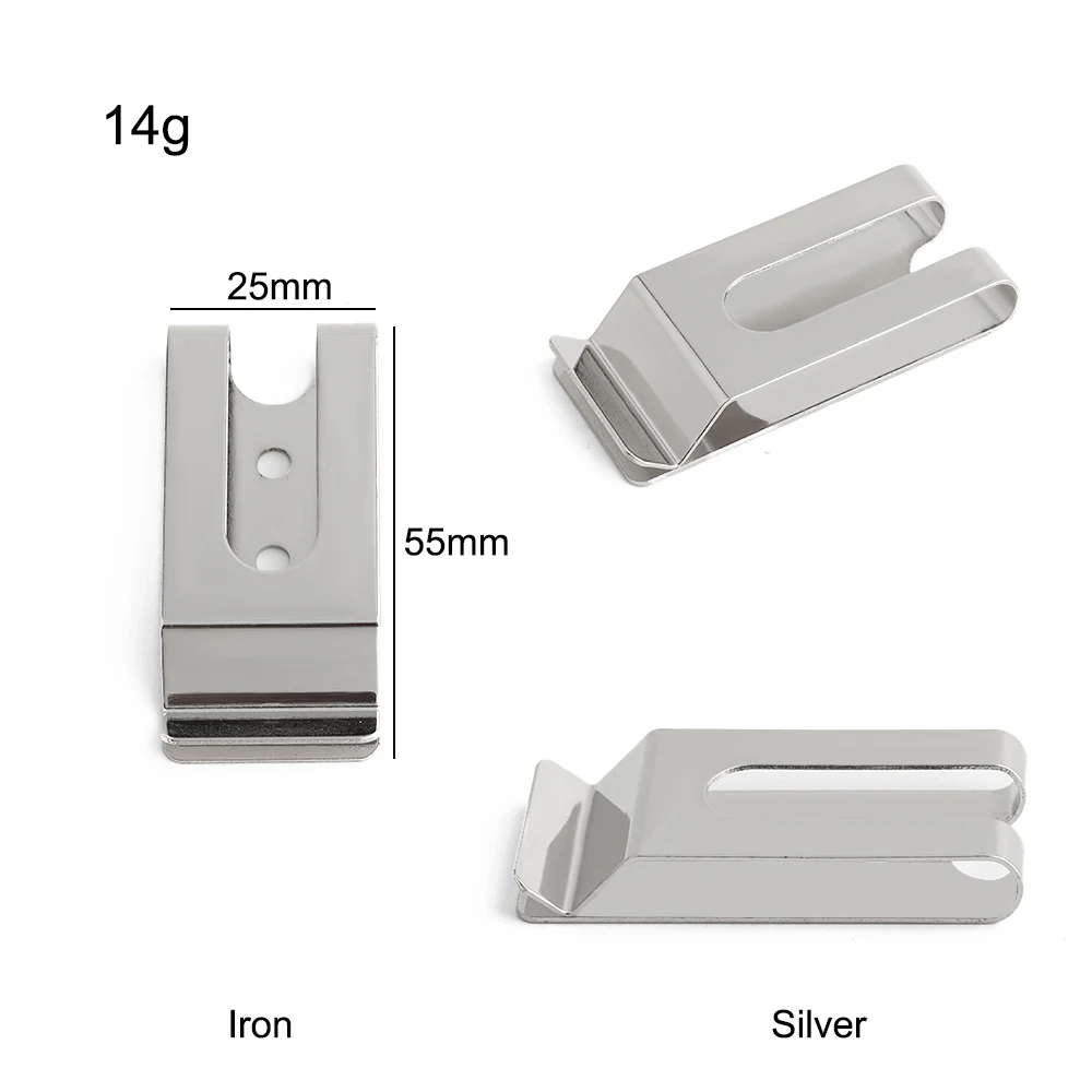 20/50/100PCS 55x25mm Metal Belt Clip Leather Craft Clasp Spring Hook Buckle For Keyring Mobile Phone Belt Holders Accessories