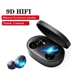Original A6S TWS Wireless Bluetooth Headset Earphone Bluetooth Sport Inear Earbuds Headset with Mic for Xiaomi Iphone Lenovo