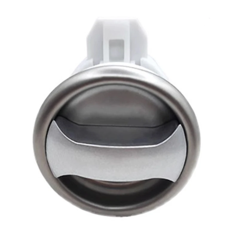 High-quality stainless steel round door lock, keyless rotary push button cabinet lock for RVs and campers.