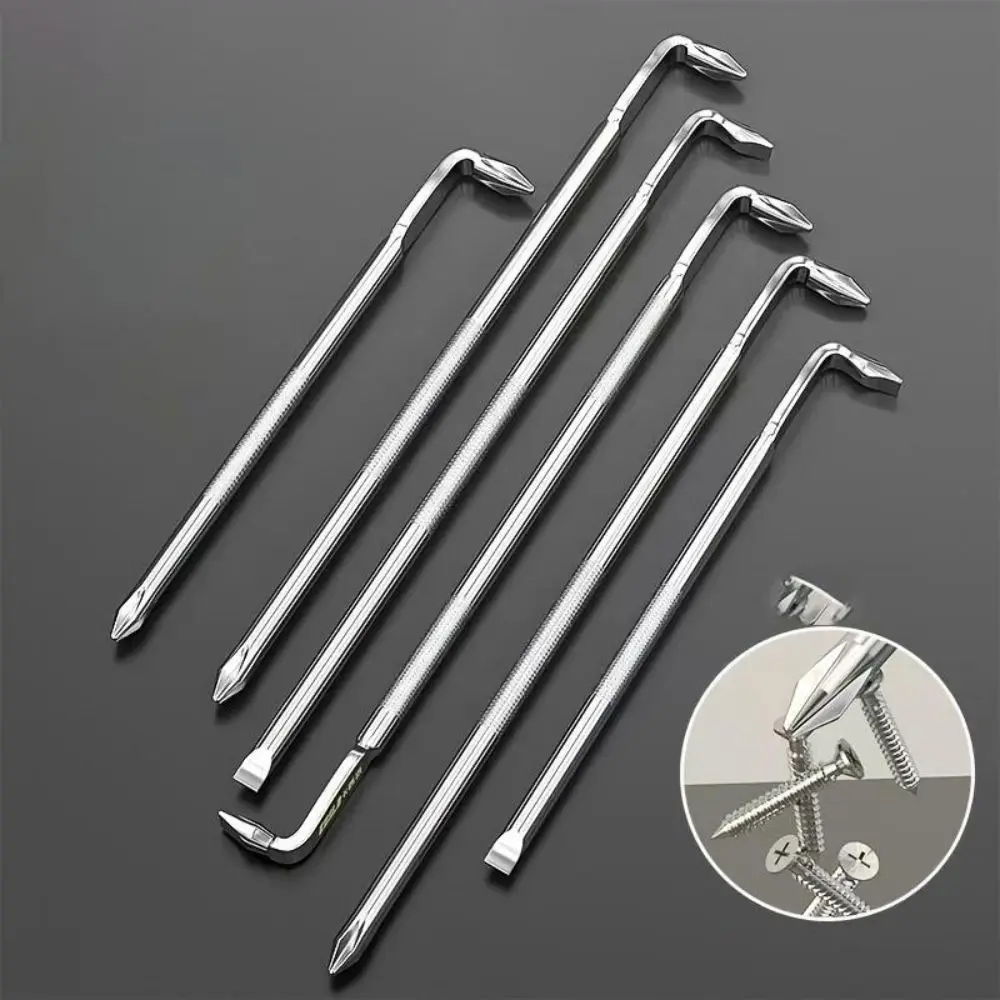 90-degree L-shaped Screwdriver Flathead Phillips Head Z-shaped Screwdriver High Hardness Right-angle Screwdriver