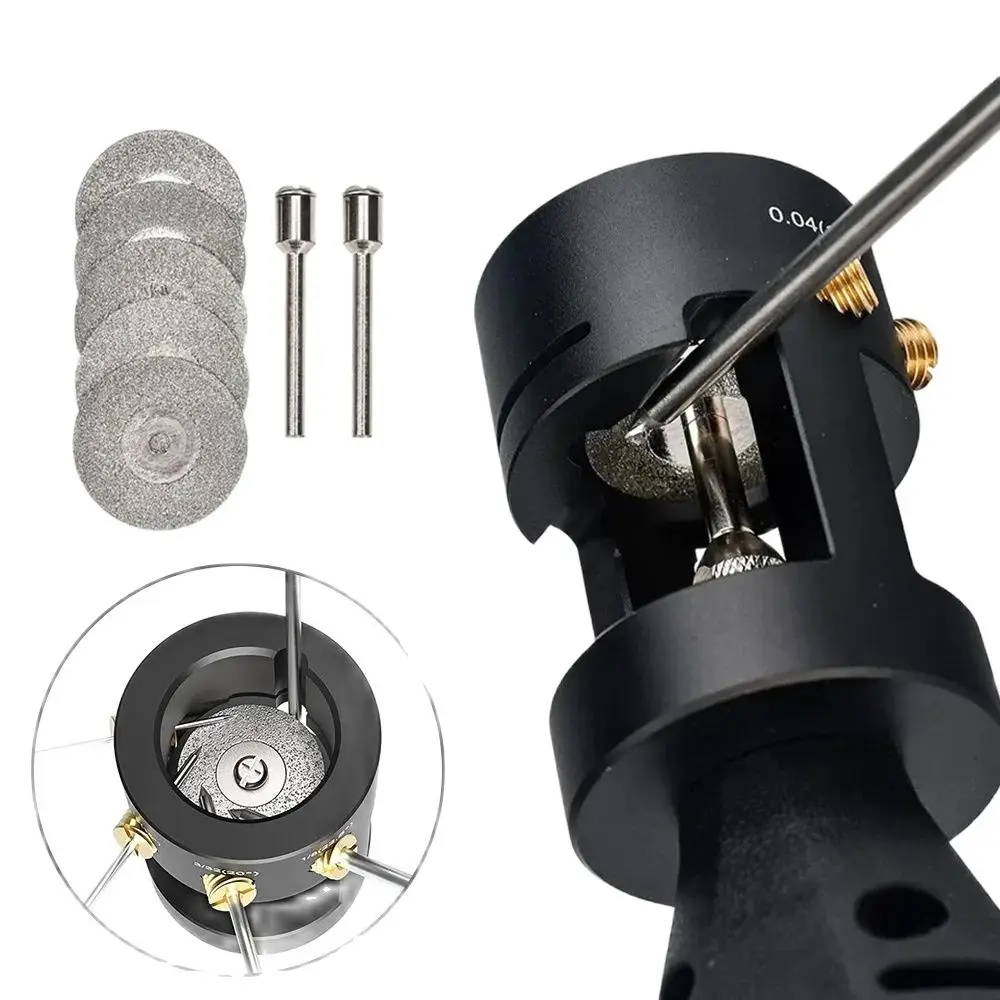 

Tungsten Electrode Sharpener Grinder TIG Welding Tool w/Cut-Off Slot Multi-Angle &Offsets Horizontal Hole Electrode Grinde Tools