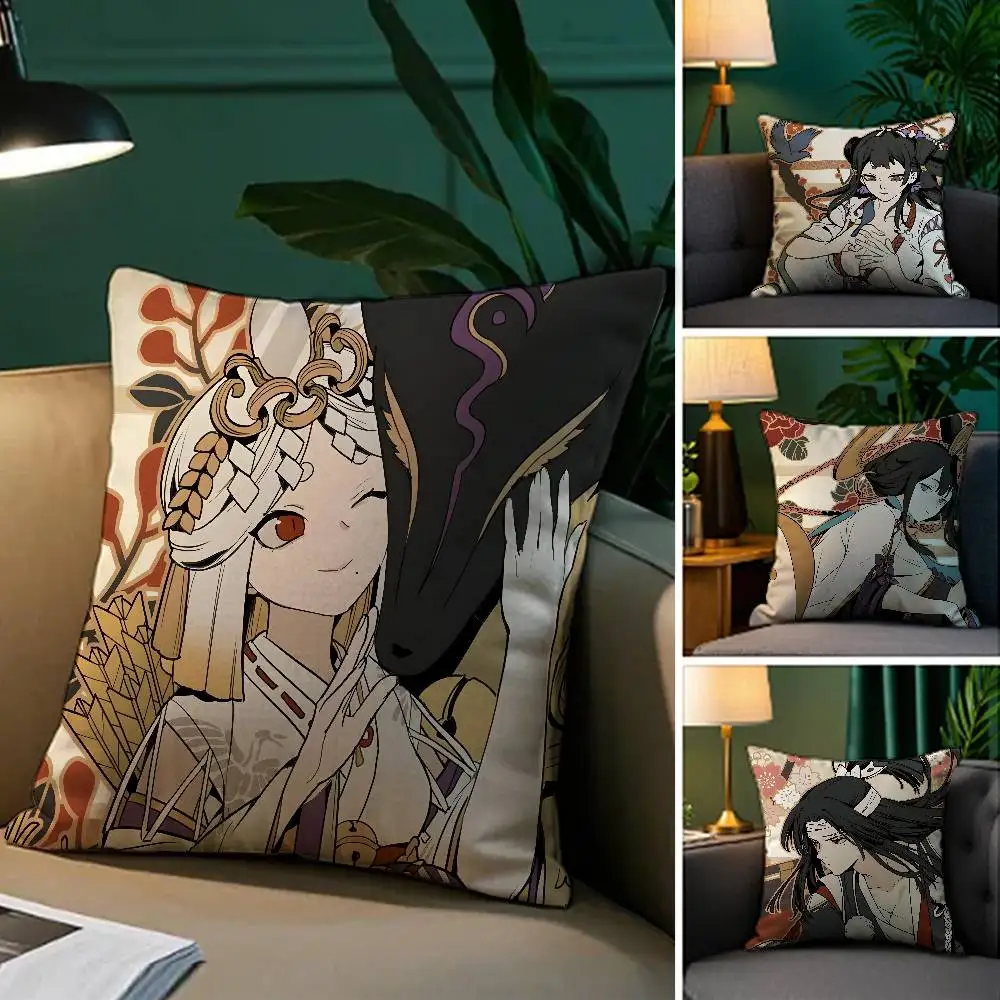 

Hot Game Onmyoji Pillow Case Cozy Plush Pillow Cover Double Side Printed – Home Gift For Bedroom Decor