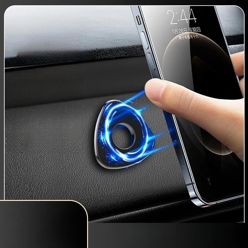 

Car Magnetic Phone Holder Steering Wheel Navigation Mount Center Console Dashboard Universal Cell Phone Stand