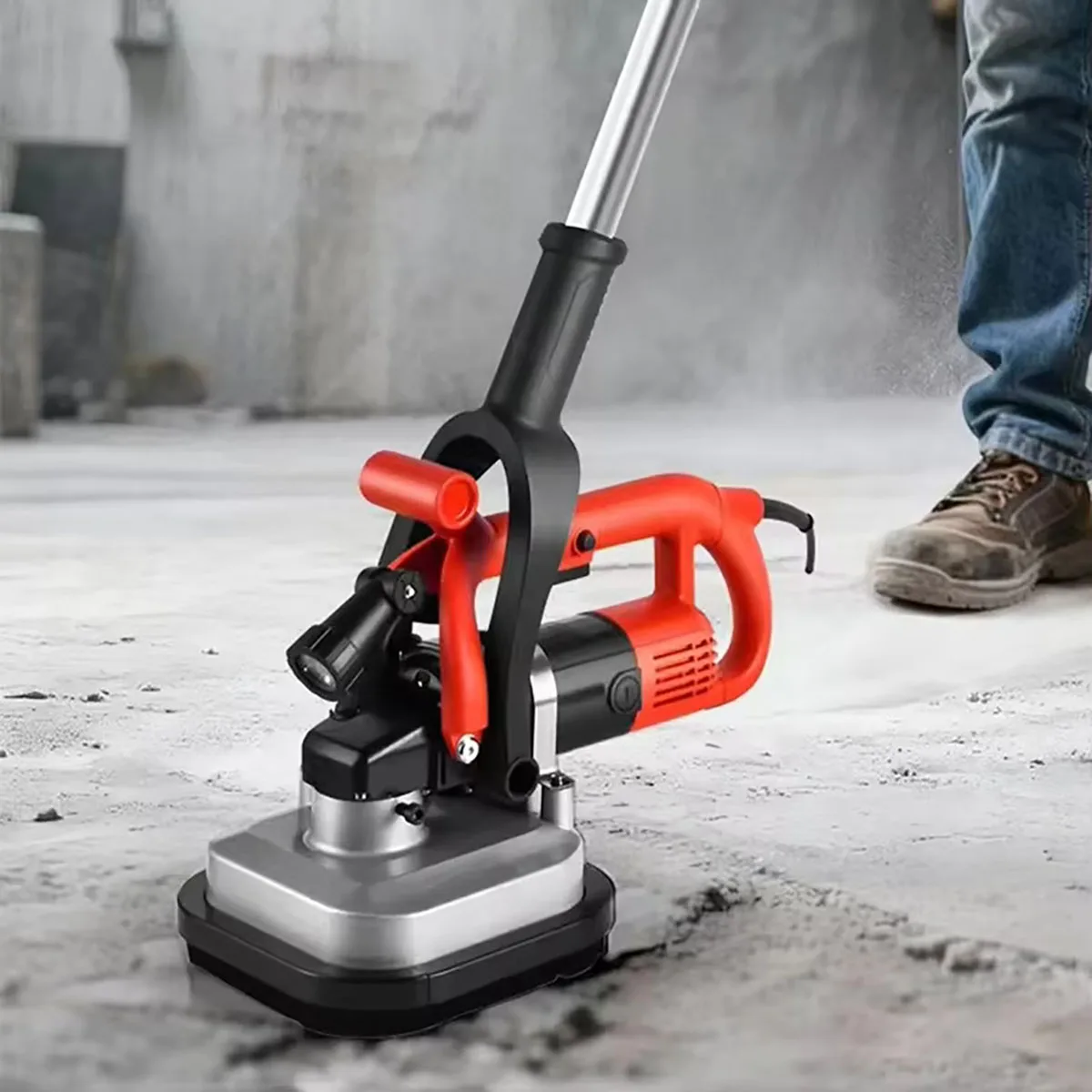 Hand-held Four Head Floor Grinder Wall Grinding Machine Polishing and Sanding Angle Grinder 3600W 220/110V