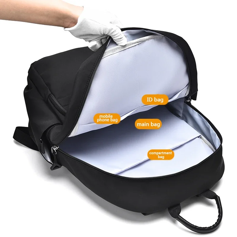 Bolso de hombro Simple para estudiantes, mochila informal de gran capacidad para adolescentes, mochilas para computadora portátil de viaje para hombres y mujeres