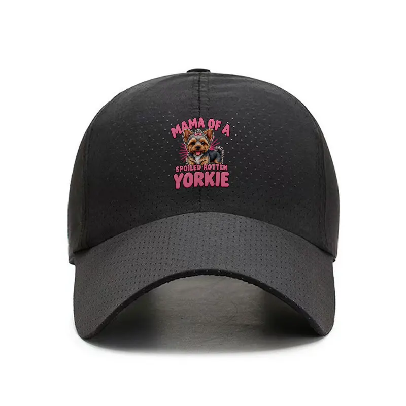 Yorkshire Dog Quick Dry Baseball Cap Unisex Sports Outdoor Travel Hat