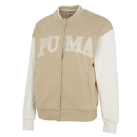 Puma Women's Track Jacket Tr Tops Contrast Color Patchwork Tops Baseball Uniform Casual Sports Top Retro Tops 682179-83