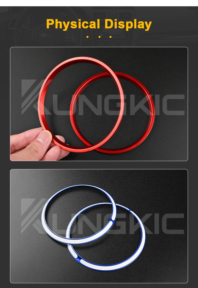 Für Subaru BRZ/Toyota GR86 2021 2022 2023 2024 AC-Lüftungsabdeckung, Innen- und Außenring, Ersatzzubehör – Detail 8