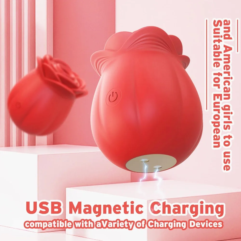 مهبل قوي مص هزاز لعبة الورد للنساء مع مص تهتز 9 طرق لعبة الجنس الشرجي البظر GSpot الحلمة هزاز 18