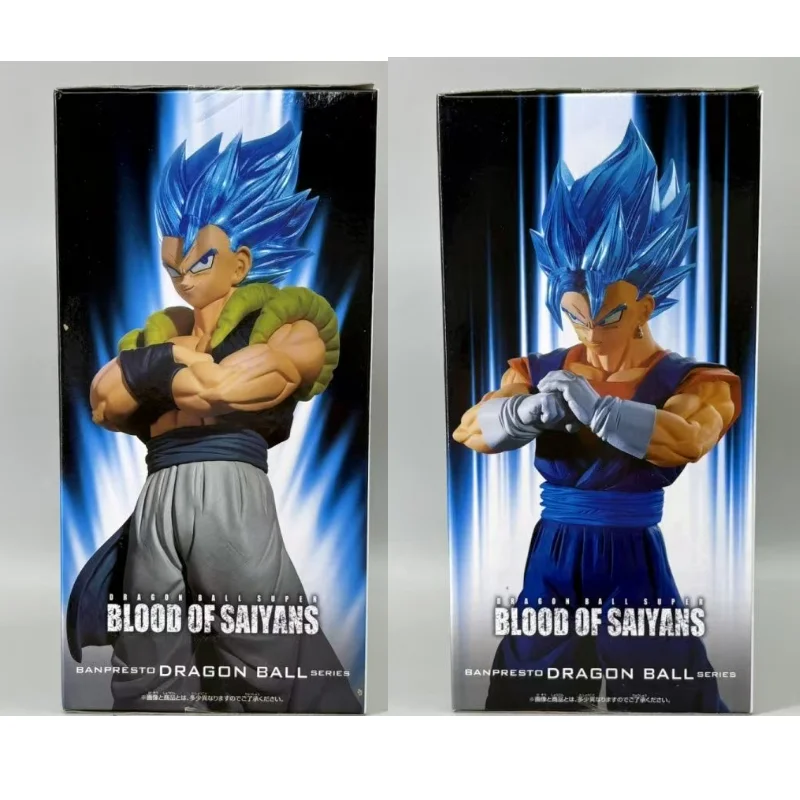 

Original Bandai Namco Banpresto Dragon Balldragon Ball Blood of Saiyans Gogeta Vegetto Pvc Collector Anime Figure Model Toy Gift