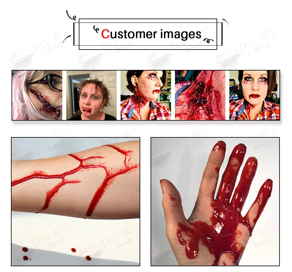 Adesivi per il viso di Halloween, adesivi per il trucco di