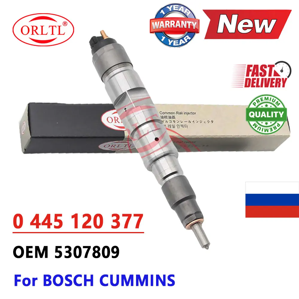 

ORLTL NEW 5307809 0445120377 Diesel Engine Injector 0 445 120 377 for CUMMINS BOSCH INJECTOR CRIN NOZZLE 0445 120 377