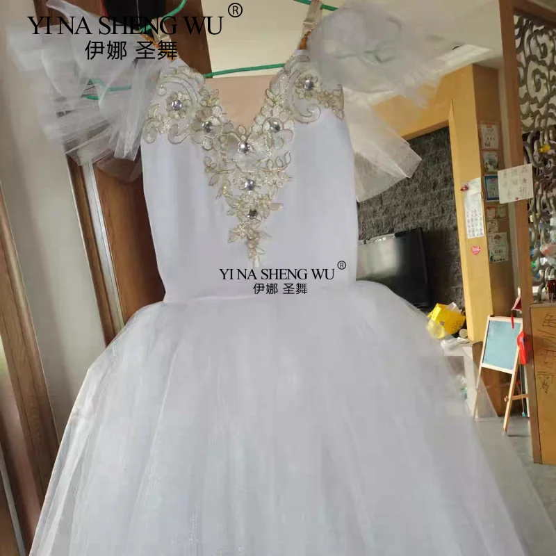 Balletjurken voor kinderen, dansjurken voor meisjes, programma's voor kinderen, collectieve prestatiekostuums, dansvoorstellingkostuum