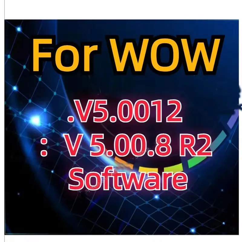 WOW 5.00.8 outil de diagnostic de voiture accessoires de voiture + WOW 5.00.12 scanner obd2 multilingue avec Kengen pour voiture et camion Vd TcsPro