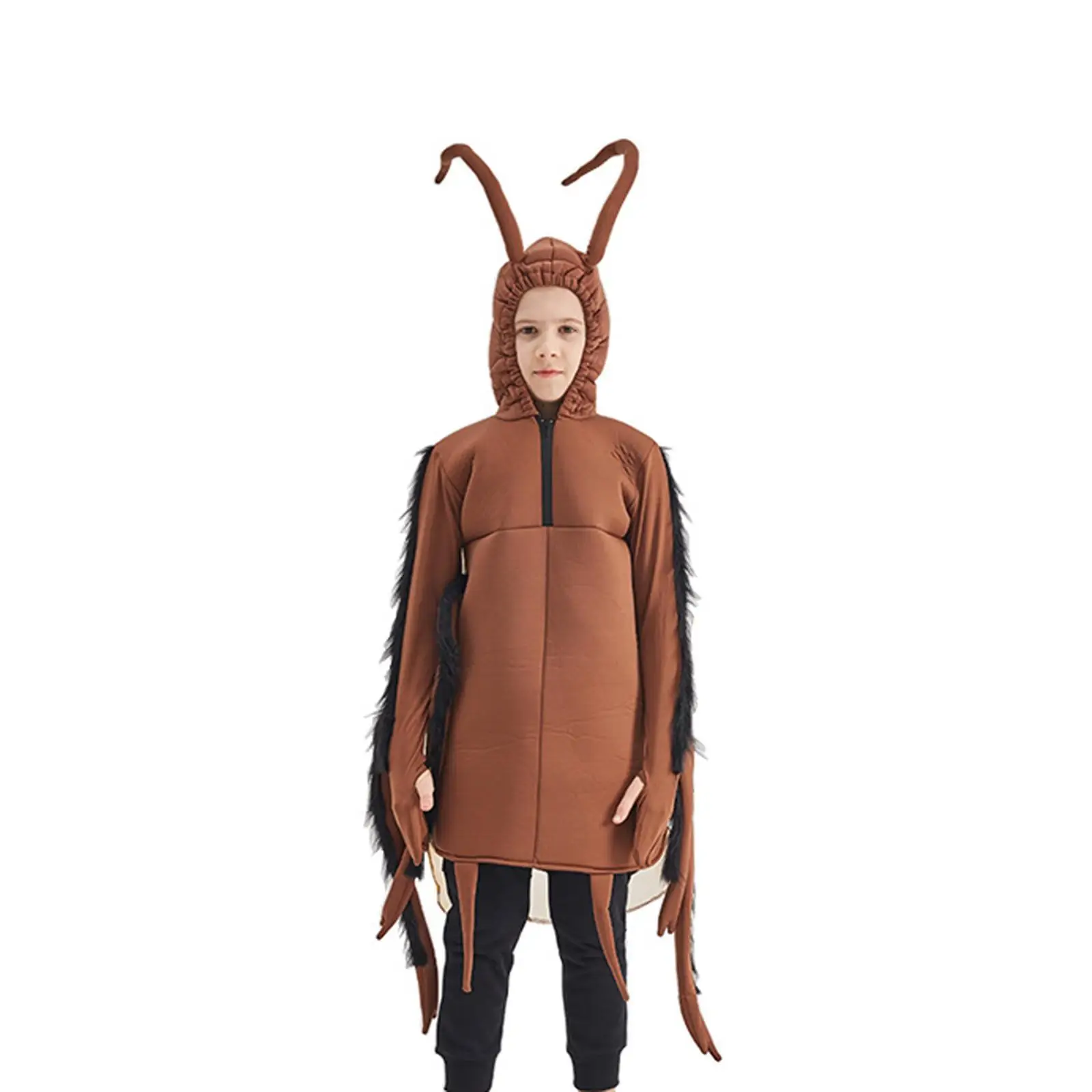 Cockroach Costume Polyester Outfit Childrens Cosplay Apparel for School Events Photo Props