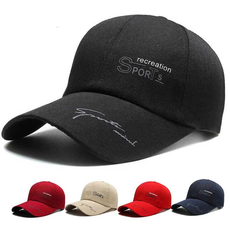 

Autumn Winter Fashion Big Head Men Women Canvas Extended Brim Baseball Cap Leisure Sport Sun Hat Outdoor Mountaineering Fish Hat