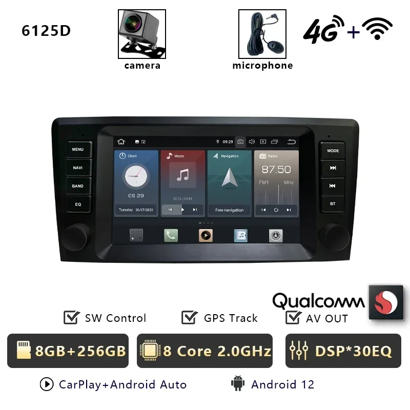 CHSTEK Autoradiostation Carplay Android13 Voor Volvo S60 S40 V40 V70 XC70 XC90 2000-2004 Multimedia navigatie GPS Bluetooth