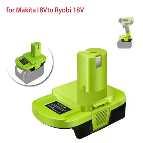 MT20RNL Battery Adapter High Quality For Ryobi 18V Tools,Converts For Makita 18V Li-Ion Battery To Ryobi 18V Li-Ion Battery