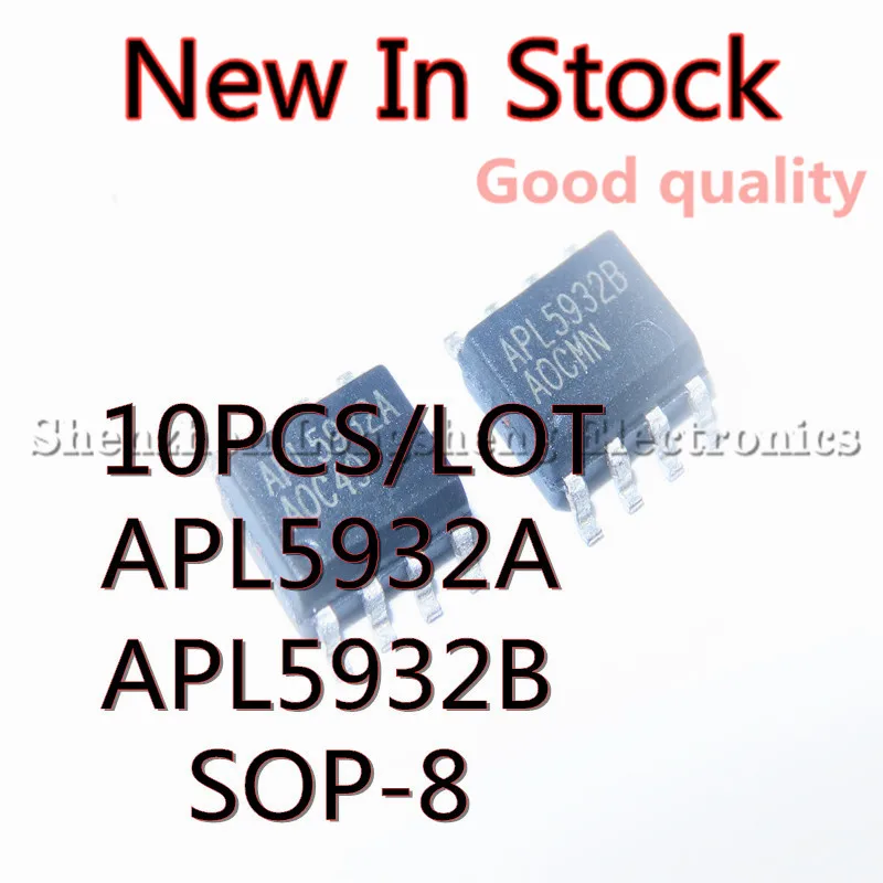 10PCS/LOT APL5932B APL5932A 5932A 5932B SOP-8 SMD power management chip New In Stock