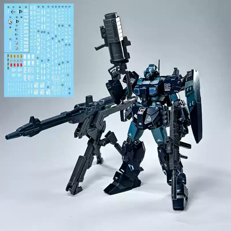 2025 New BaoBao HG 1/144  J1 RGM-96X Jesta Figures Assembly Model Water Sticker Bracket Toys Collection Gift ornament