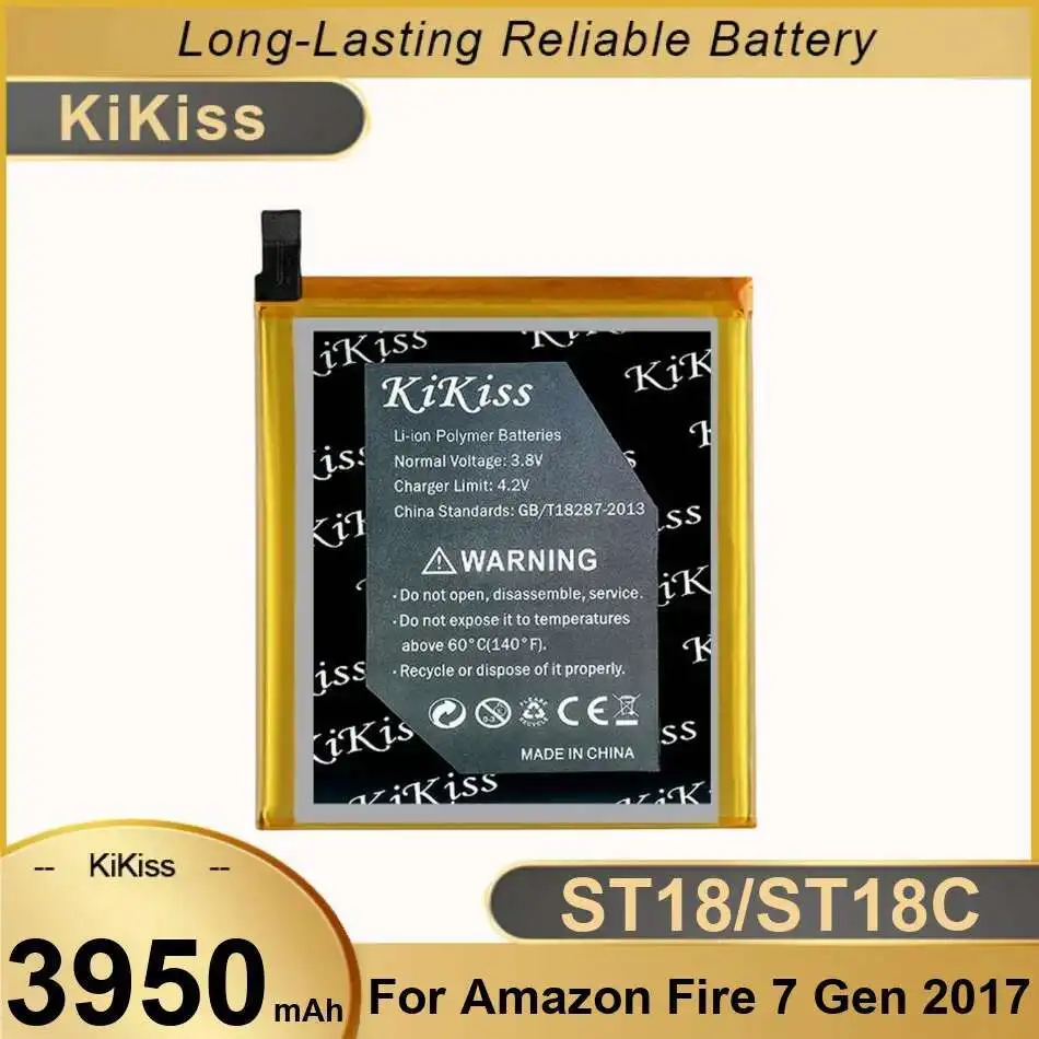 

ST18 ST18C Аккумулятор для ноутбука высокой емкости 3950 мАч для Amazon Fire 7 7-го поколения 2017 58-000177 GB-S10-308594-060L