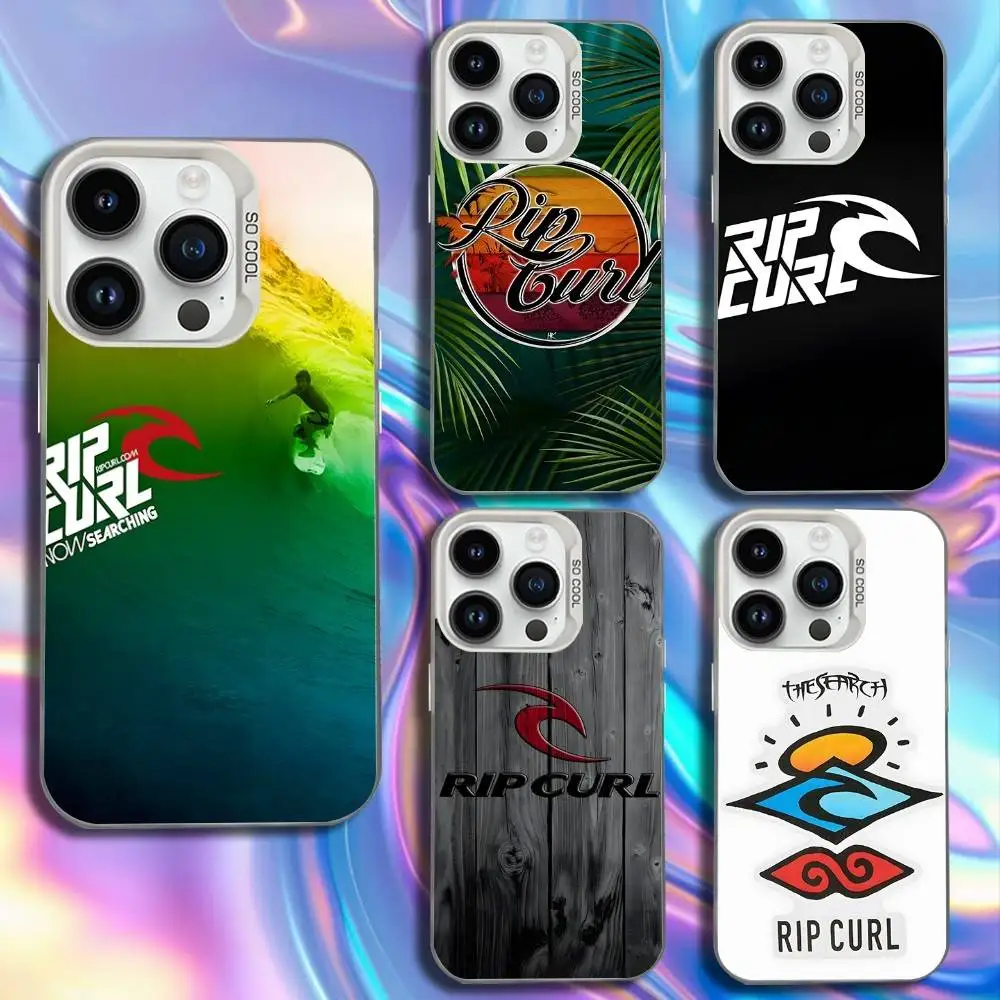

Blue Water Surf Beach Rips Curls Phone Case For iPhone 16,15,14,13,12,11,Mini,Pro,SE,MAX White Matte Shockproof Cover